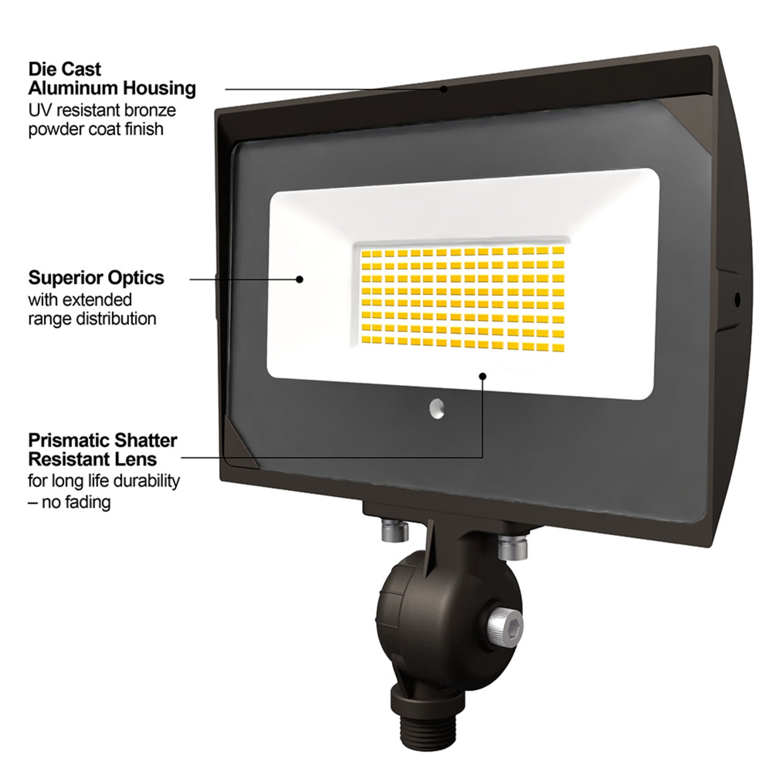 9400 Lumen 4000K Dusk to Dawn LED Flood Light (2-Pack)