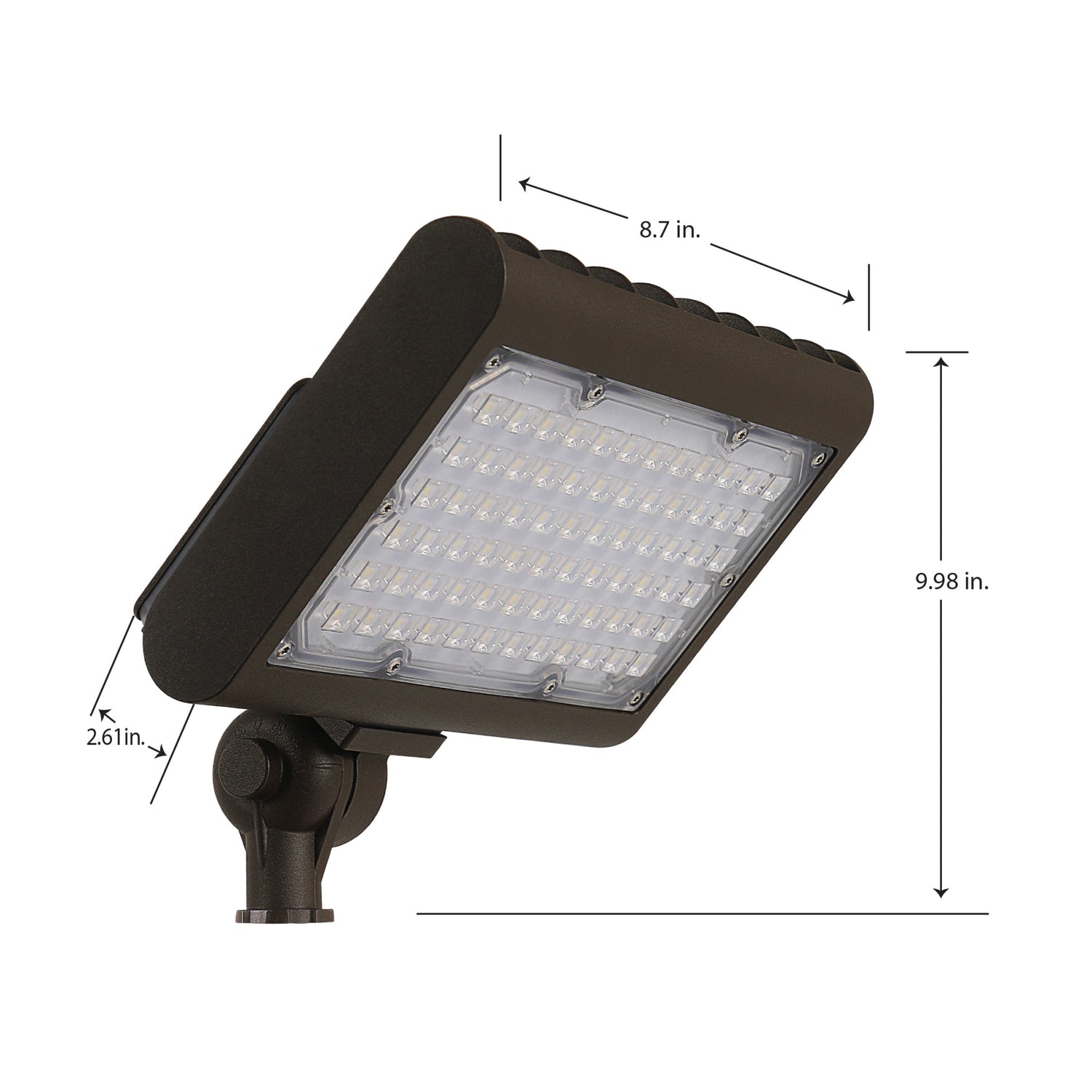 8.5 in. LED Commercial Single Head Flood Light