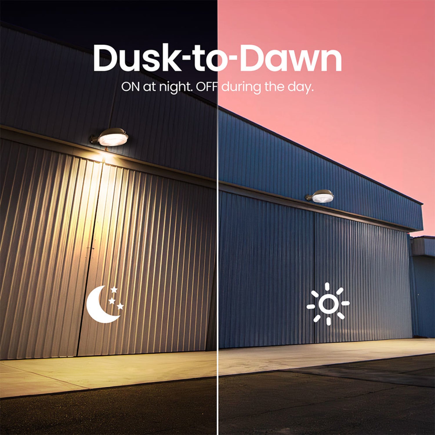 9.5 in. 80W Daylight (5000K) LED Dusk to Dawn Area Light, Bronze