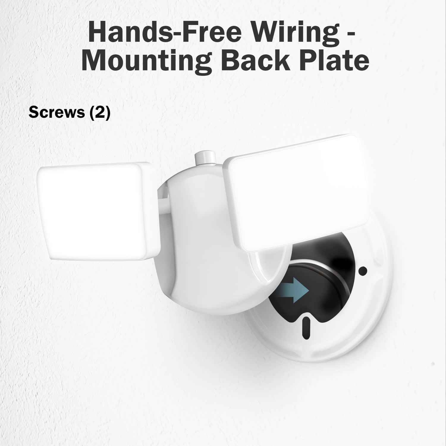 28W Daylight (5000K) Dusk to Dawn Photocell Sensor Outdoor Integrated LED Security Dual Head Flood Area Light