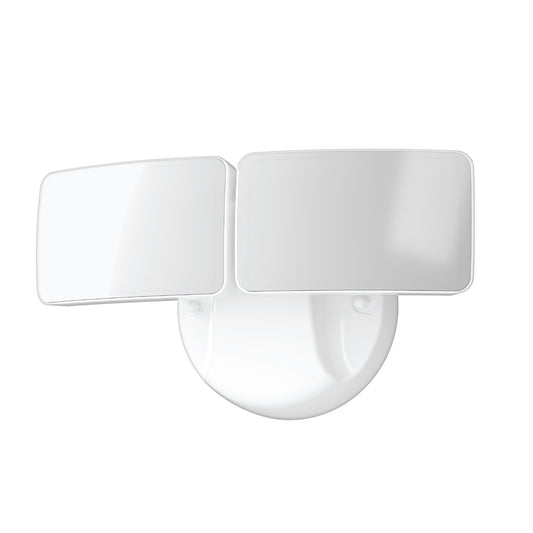 28W Daylight (5000K) Dusk to Dawn Photocell Sensor Outdoor Integrated LED Security Dual Head Flood Area Light