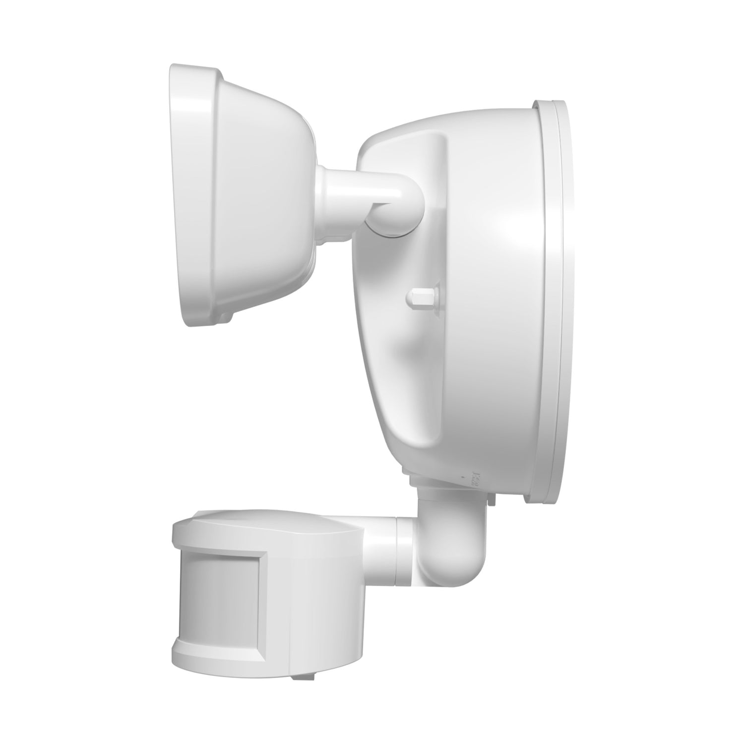 9 in. 28W Tunable White Dual Head Smart Motion Security Flood Light in White with Alexa Google