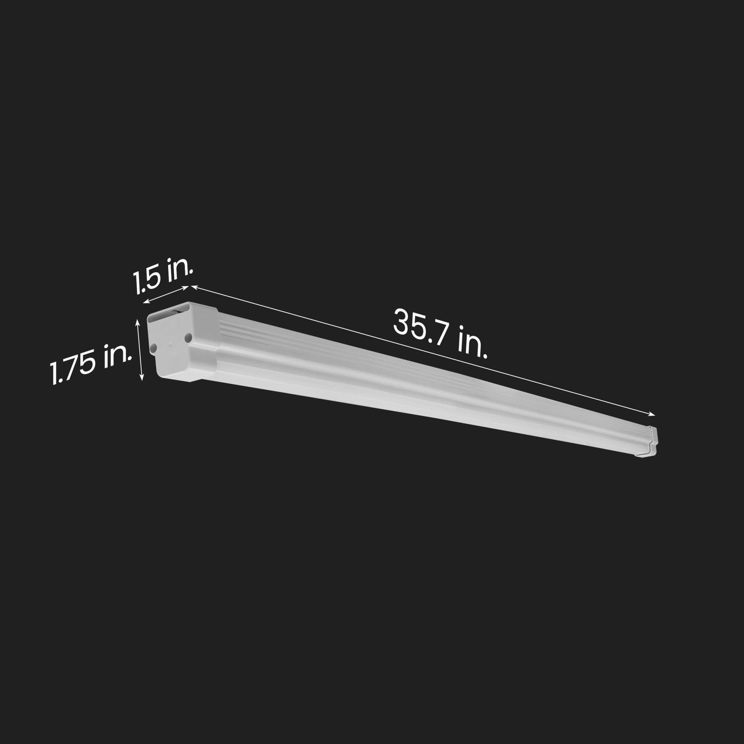 3 ft. Cool White 4000K LED Shop Light