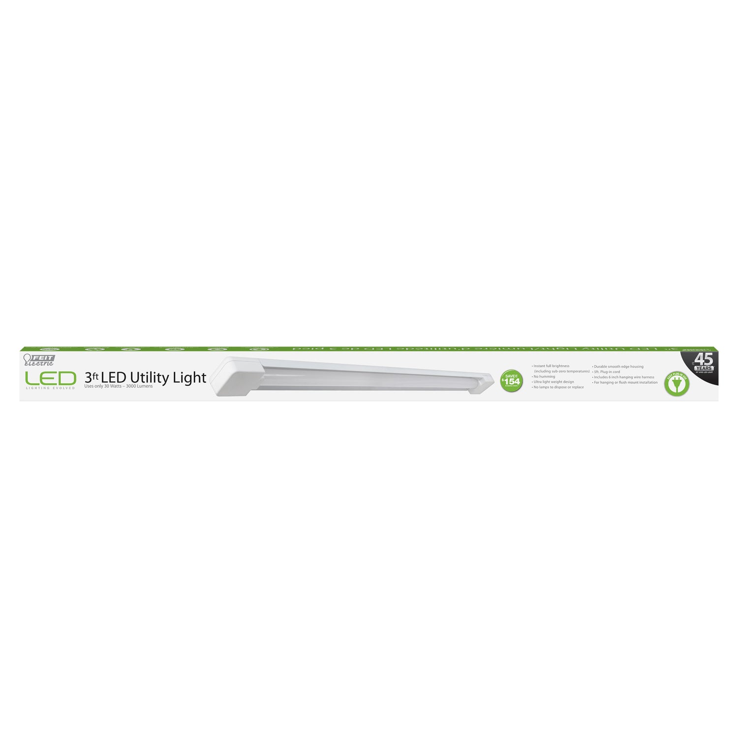 3 ft. 4000K LED Shop Light