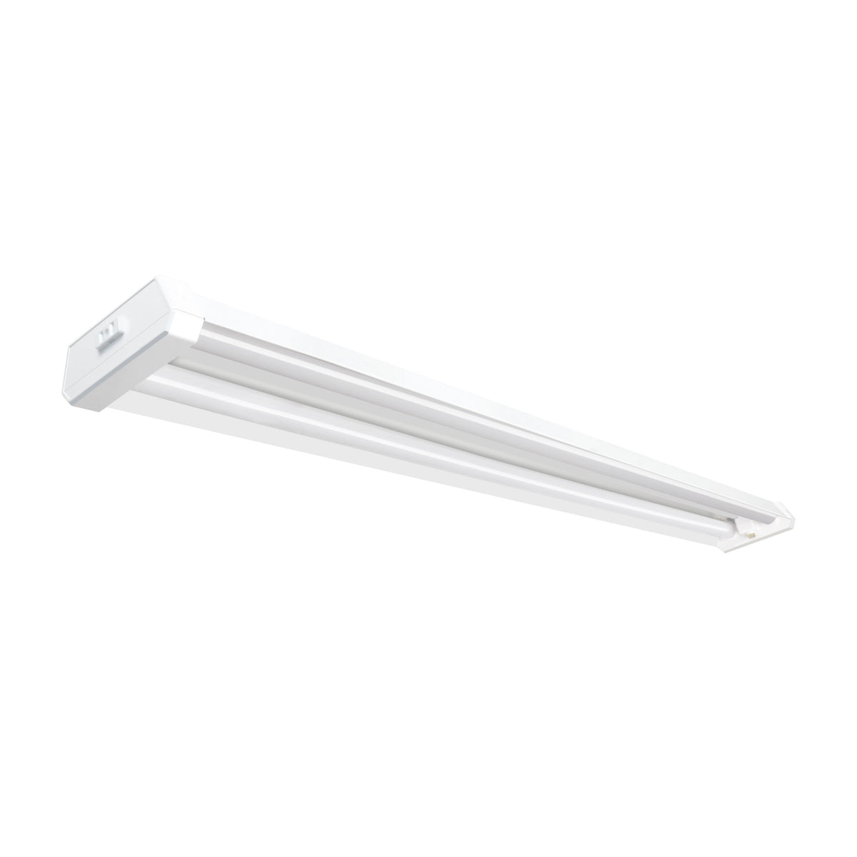 4 ft. 45W Cool White (4000K) Pull Chain Dual Lamp LED Shop Light