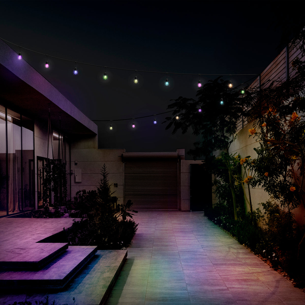 24 ft. Color Changing Filament LED String Light with Remote