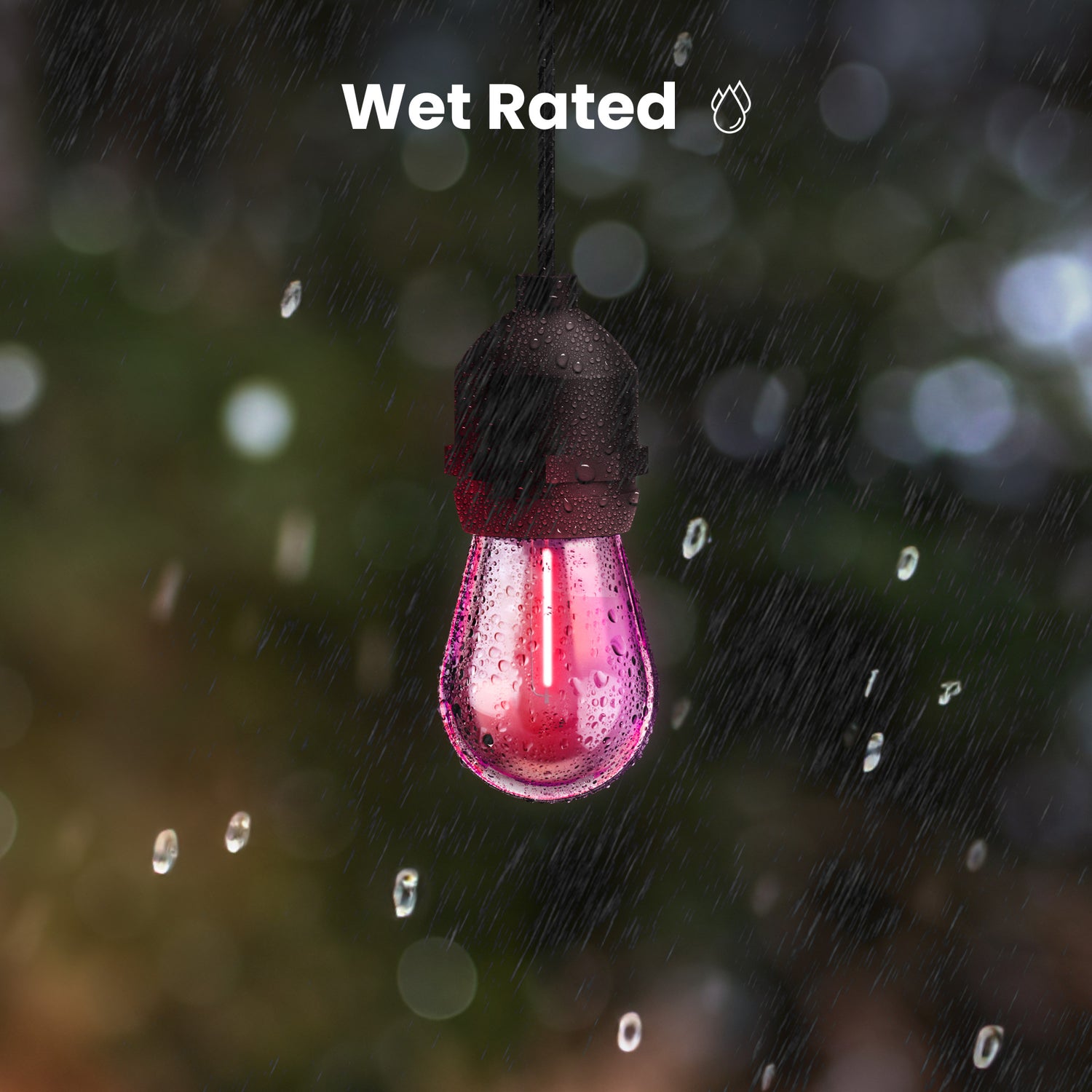 24 ft. Color Changing Filament LED String Light with Remote