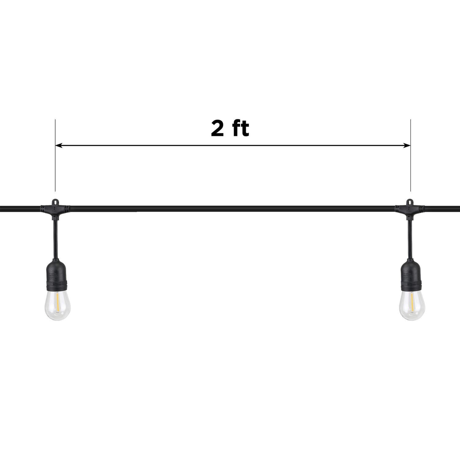 48 ft. Filament LED String Light (3-Pack)