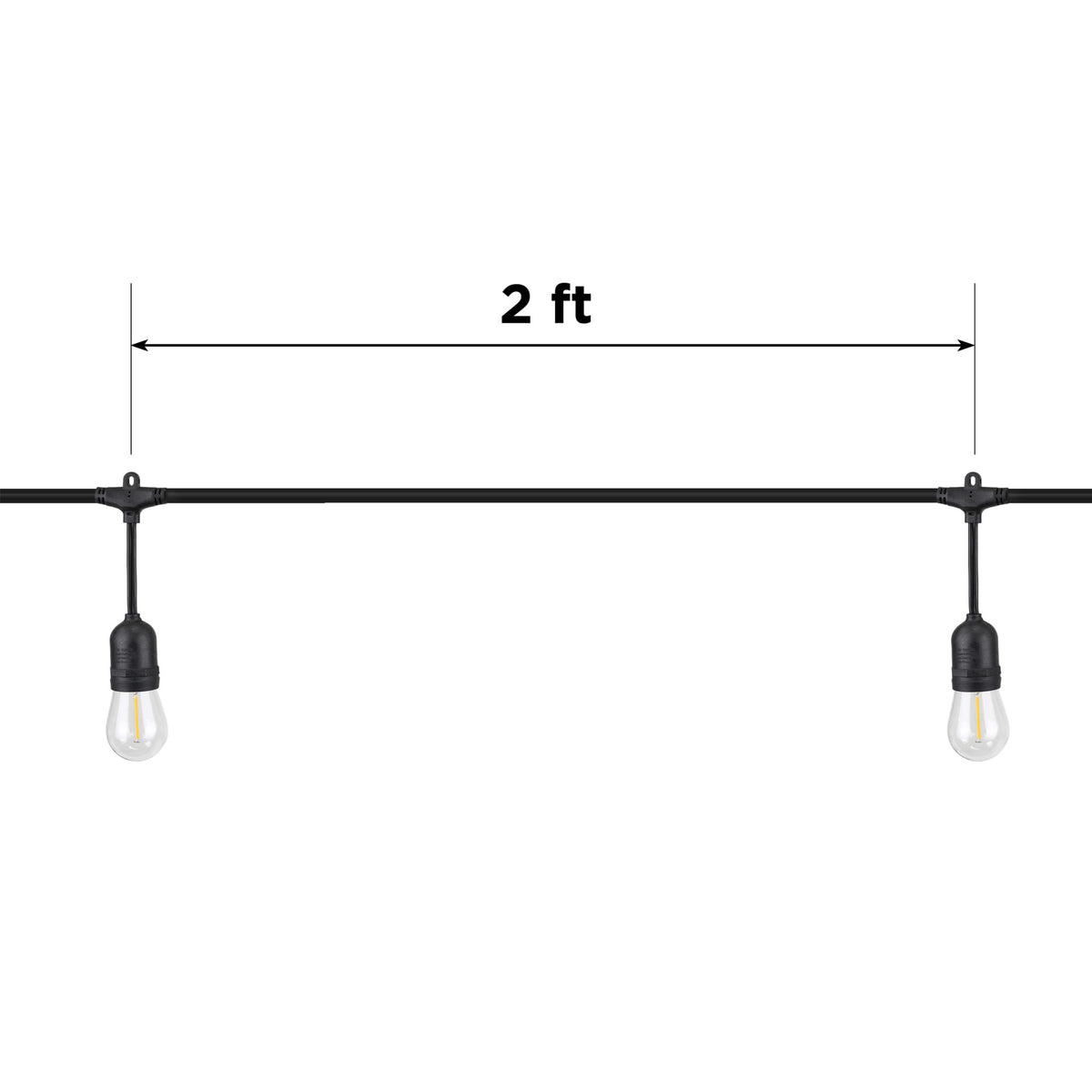48 ft. Filament LED String Light