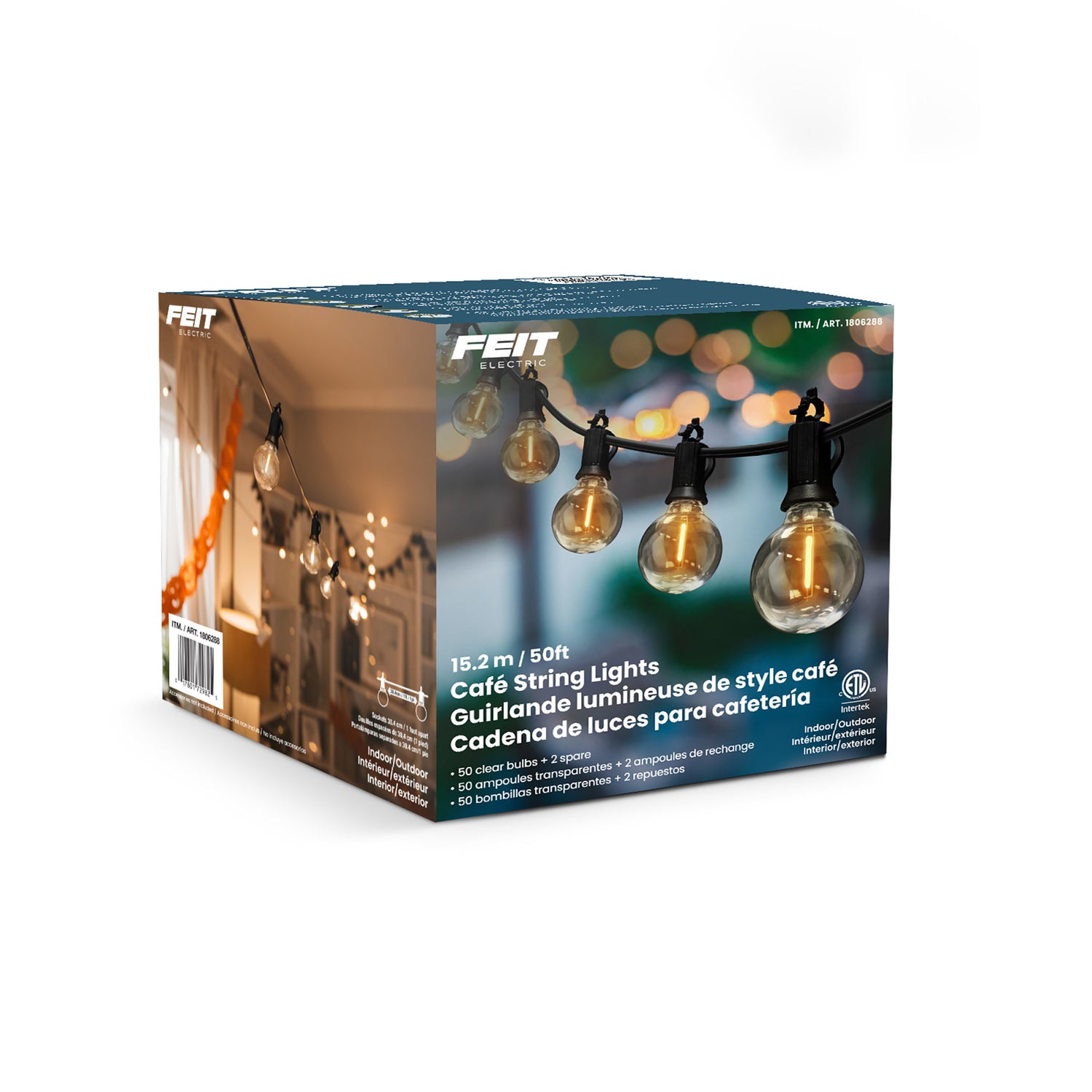 50 ft. Cafe String Lights