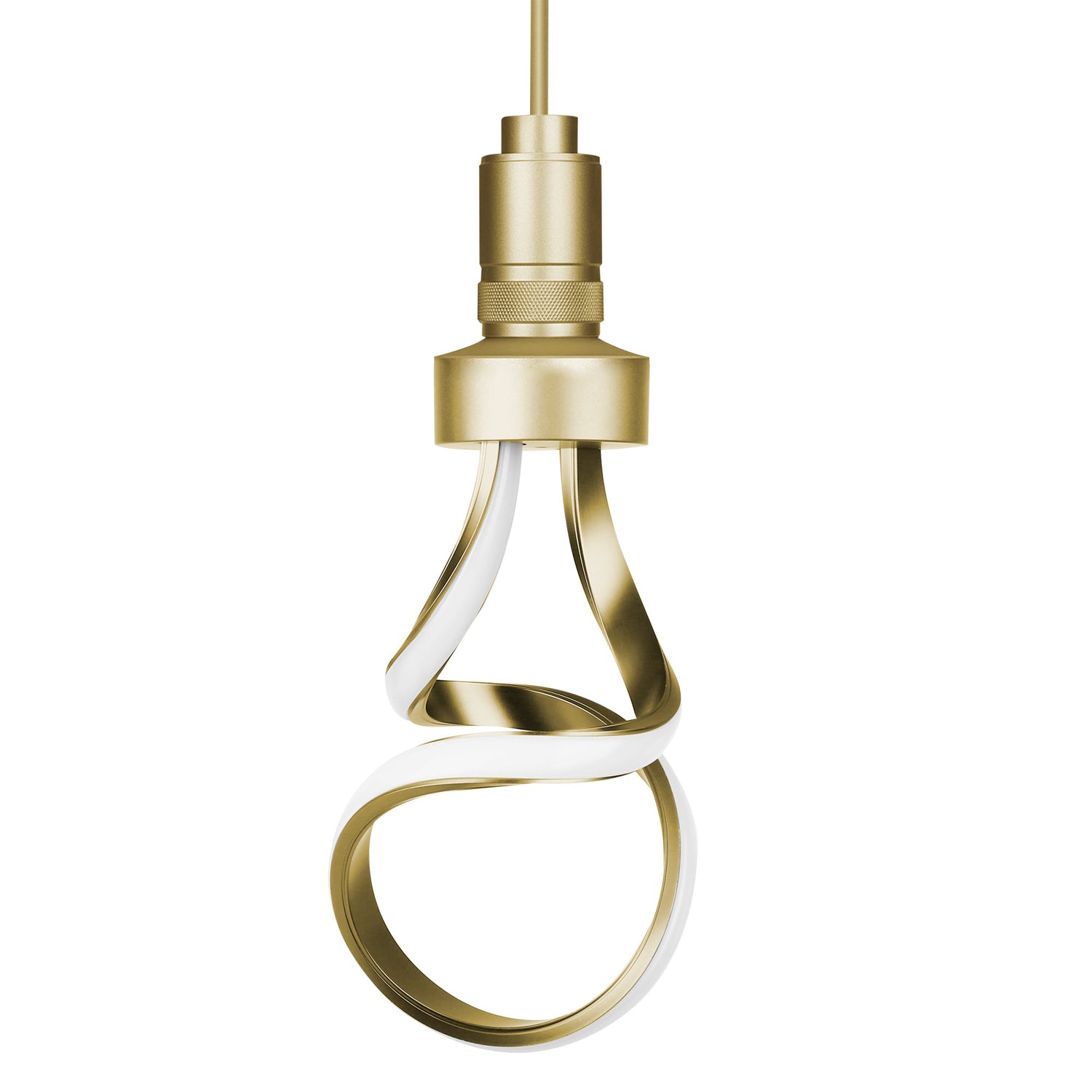 5.5W (40W Replacement) Bright White (3000K) Gold LED Helix Bulb