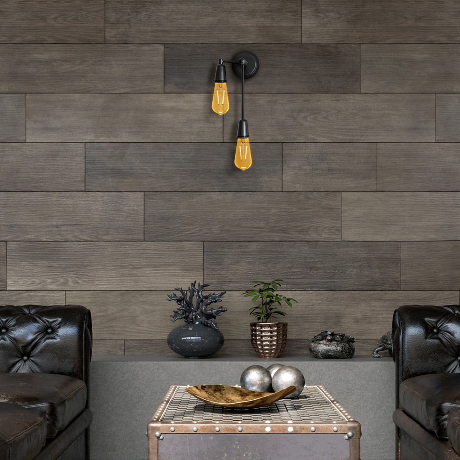 5W (40W Replacement) ST19 E26 Amber Glass Vintage Edison LED Light Bulb, Warm Light (4-Pack)