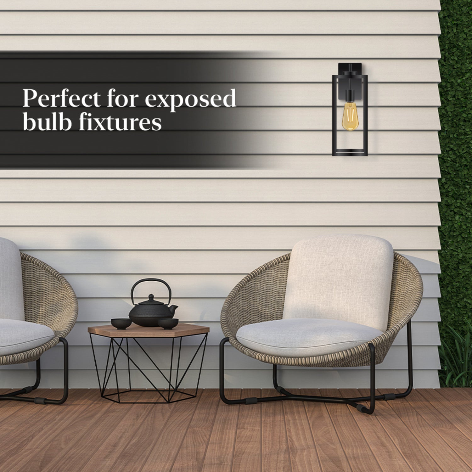 5W (40W Replacement) ST19 E26 Amber Glass Vintage Edison LED Light Bulb, Warm Light (4-Pack)