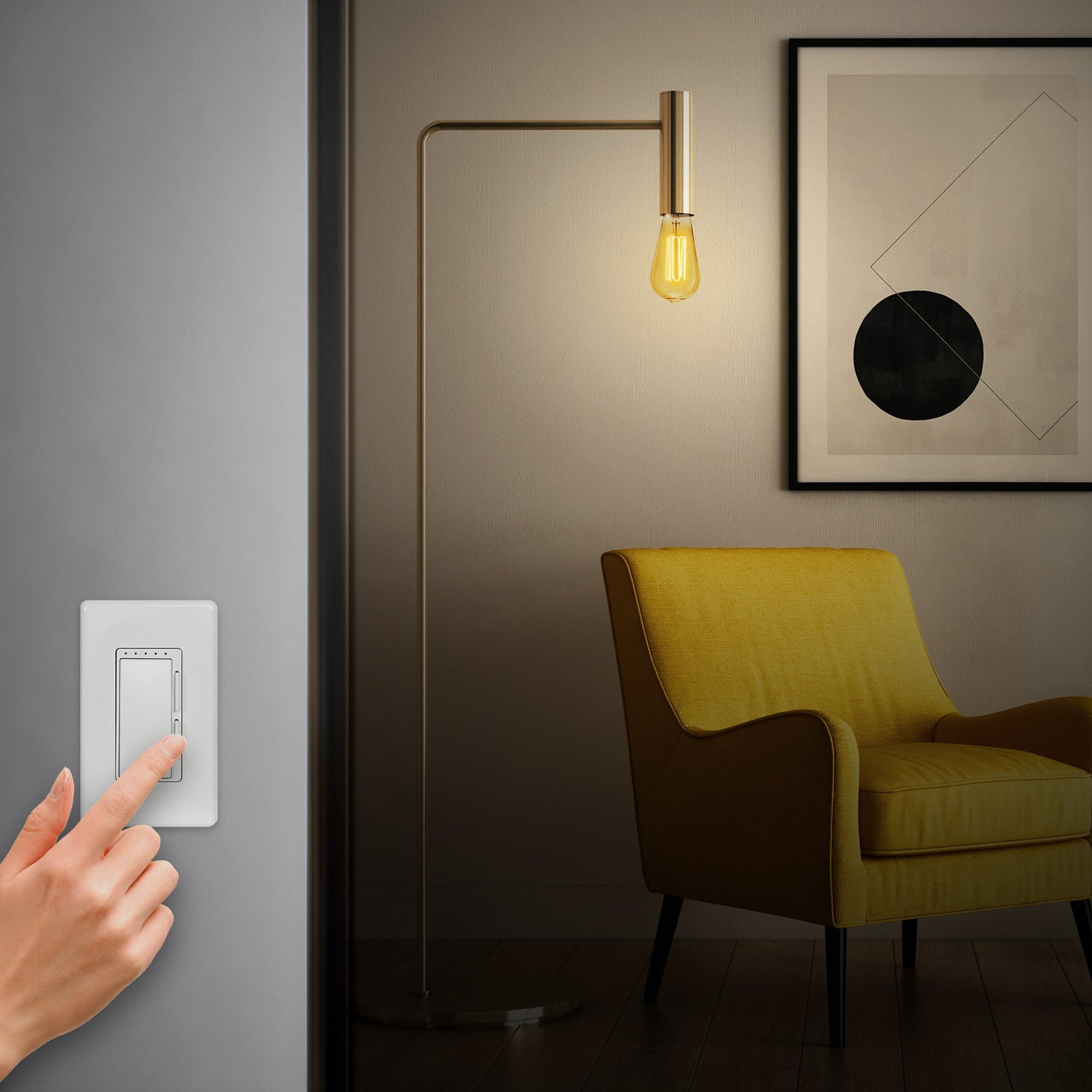 3.8W (40W Equivalent) ST19 E26 Dimmable Exposed Thin Filament Amber Glass Vintage Edison LED Light Bulb, Warm Light (2-Pack)