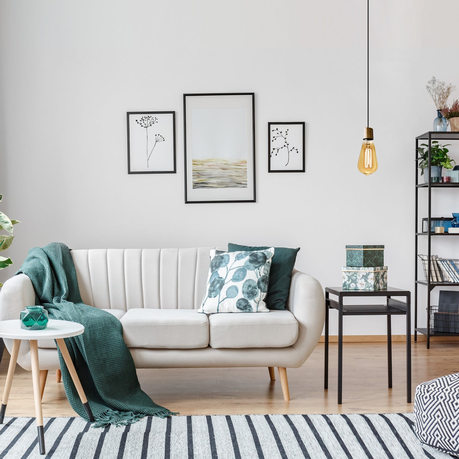 3.8W (40W Equivalent) ST19 E26 Dimmable Exposed Thin Filament Amber Glass Vintage Edison LED Light Bulb, Warm Light (2-Pack)