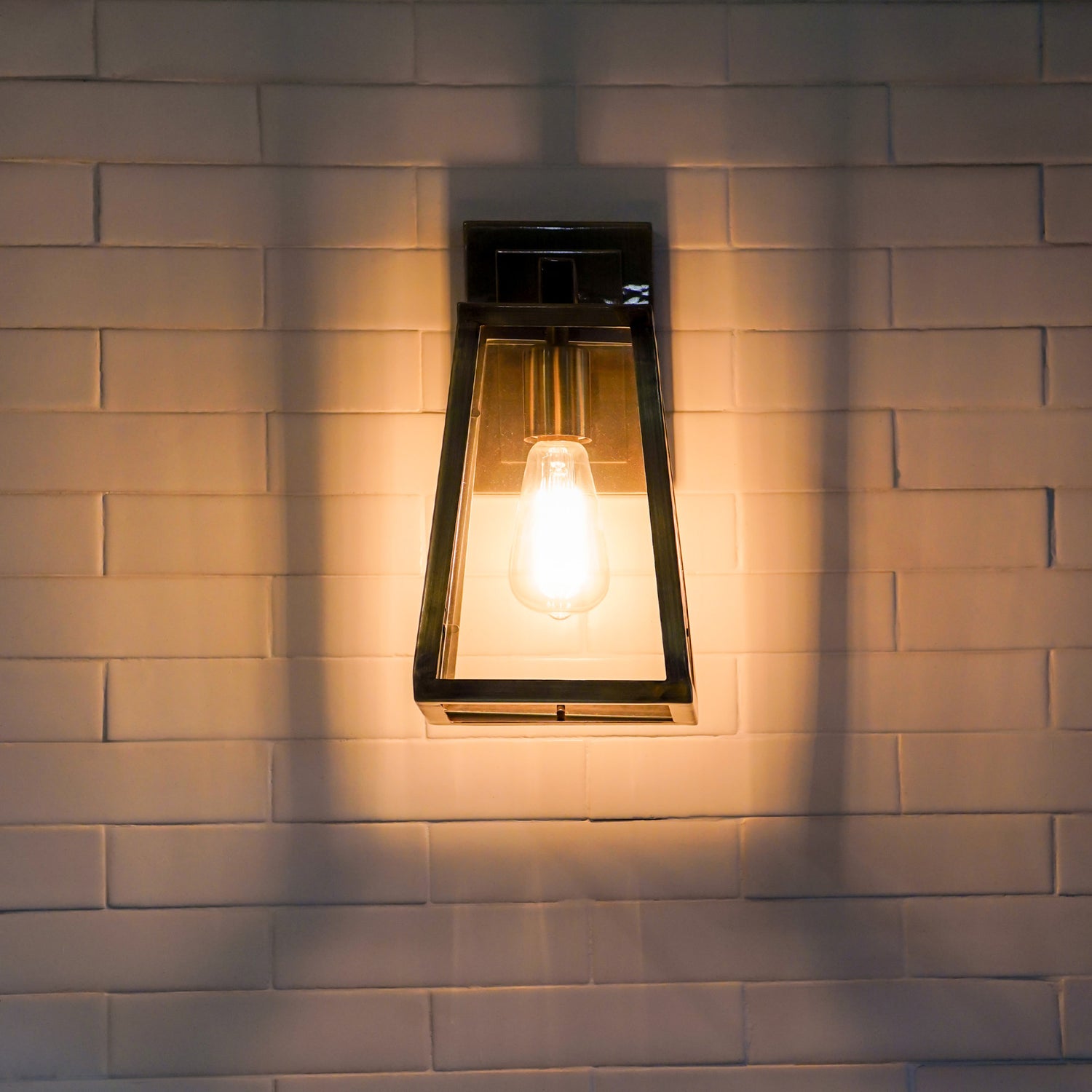 8.8W (60W Replacement) ST19 E26 Dimmable Straight Filament Clear Glass Vintage Edison LED Light Bulb, Soft White (4-Pack)
