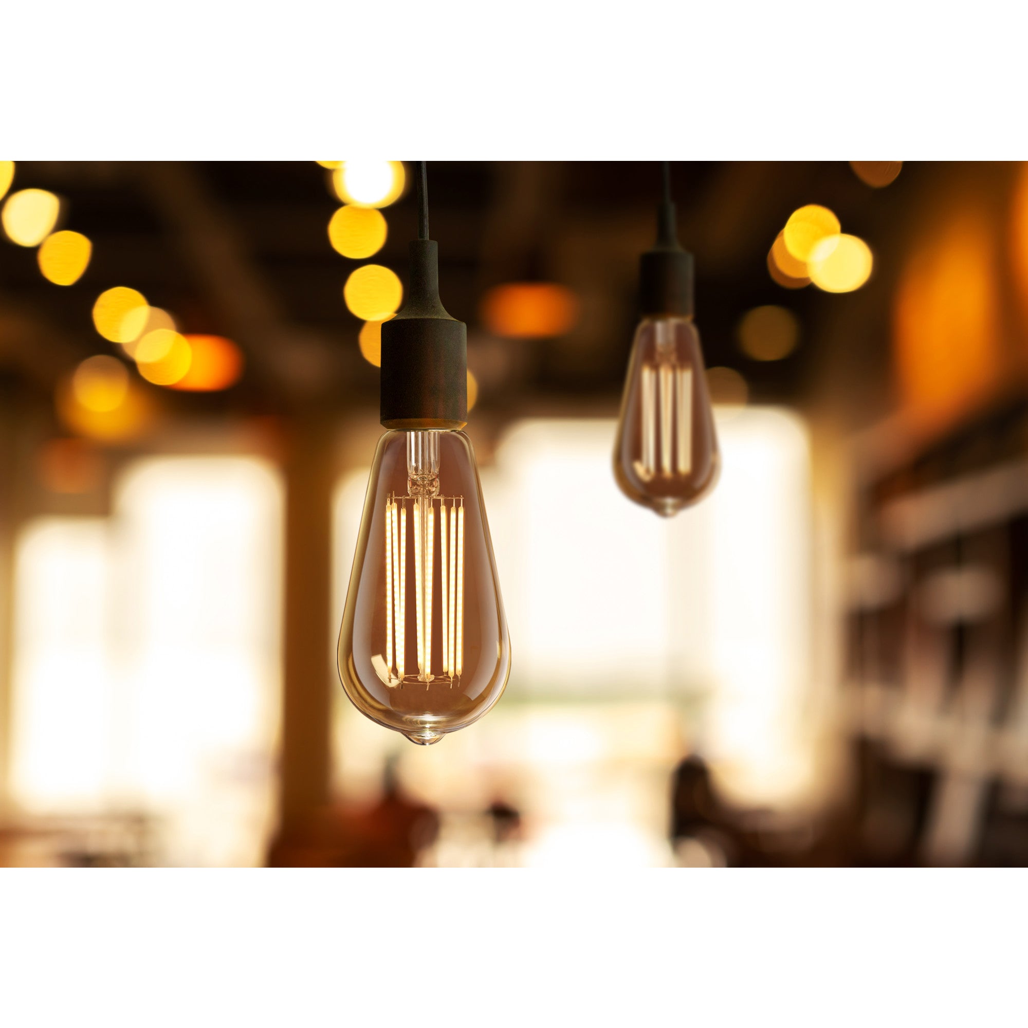 9W (60W Replacement) ST19 E26 Dimmable Straight Filament