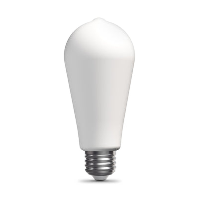 5.5W (60W Replacement) ST19 E26 Dimmable Porcelain Edison LED Bulb, Soft White (2-Pack)
