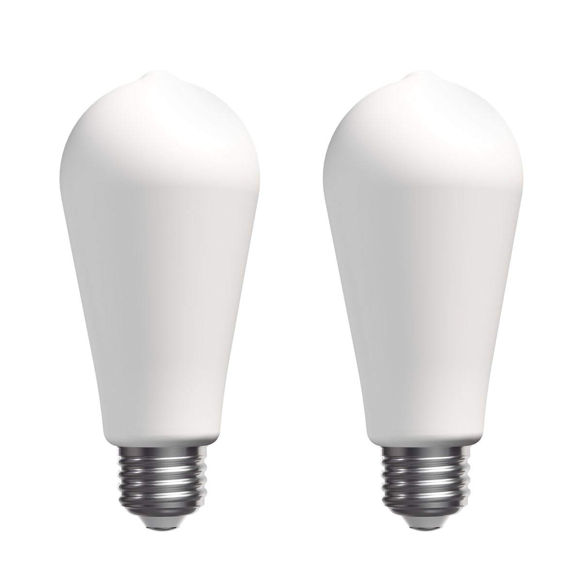 5.5W (60W Replacement) ST19 E26 Dimmable Porcelain Edison LED Bulb, Daylight (2-Pack)