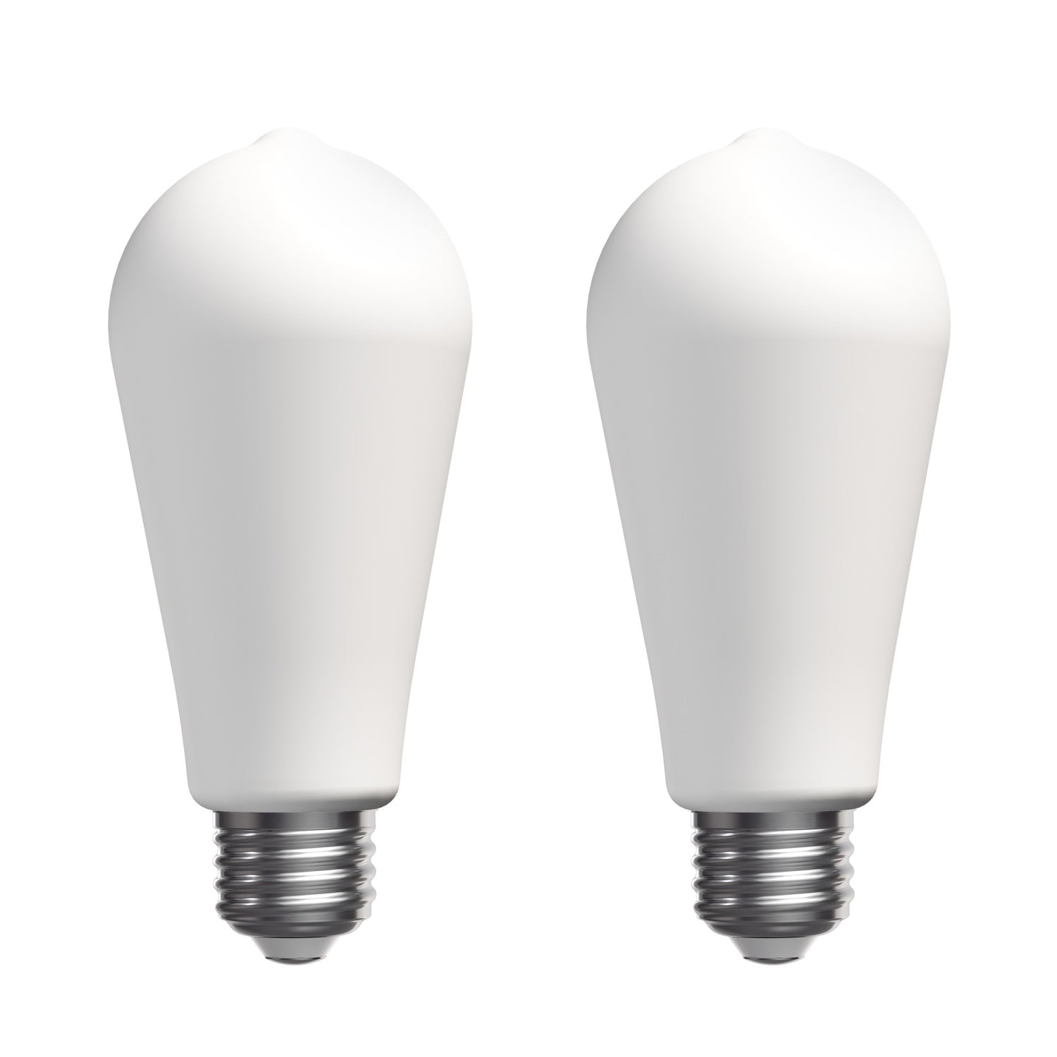 5.5W (60W Replacement) ST19 E26 Dimmable Porcelain Edison LED Bulb, Daylight (2-Pack)