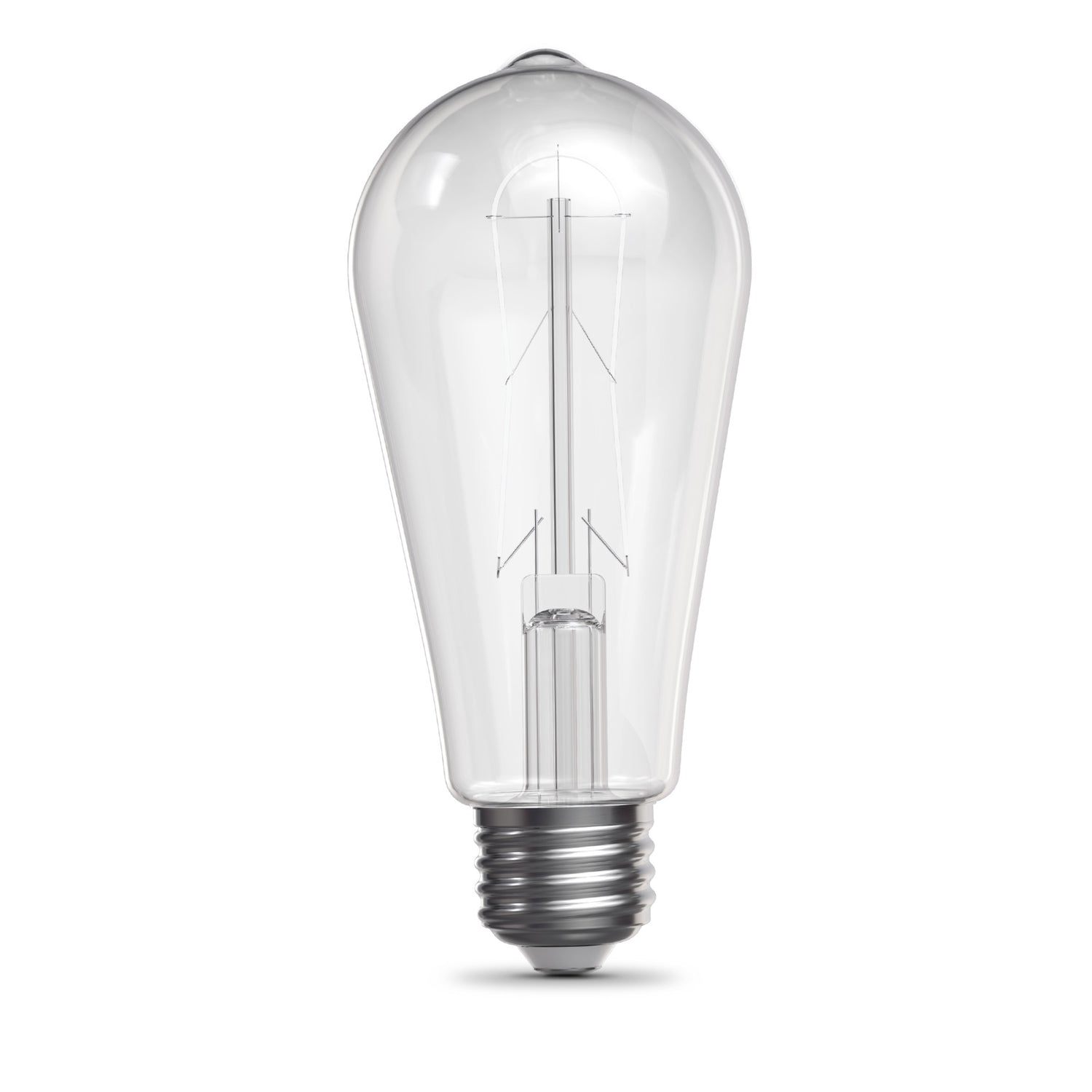 5.5W (60W Replacement) ST19 E26 Dimmable Designer U White Filament Edison LED Bulb, Daylight (2-Pack)