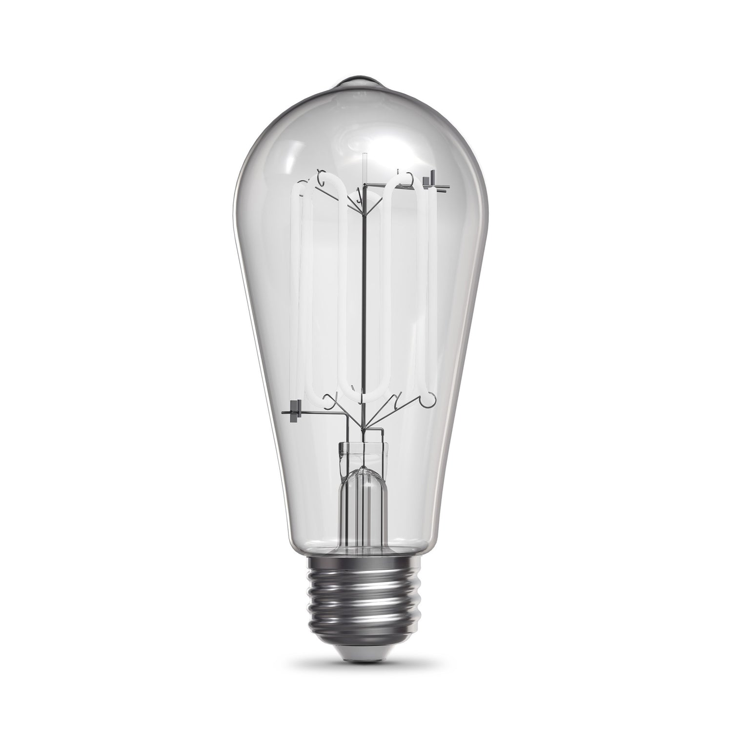 5.5W (60W Replacement) ST19 E26 Dimmable Designer Wound White Filament Edison LED Bulb, Soft White (2-Pack)