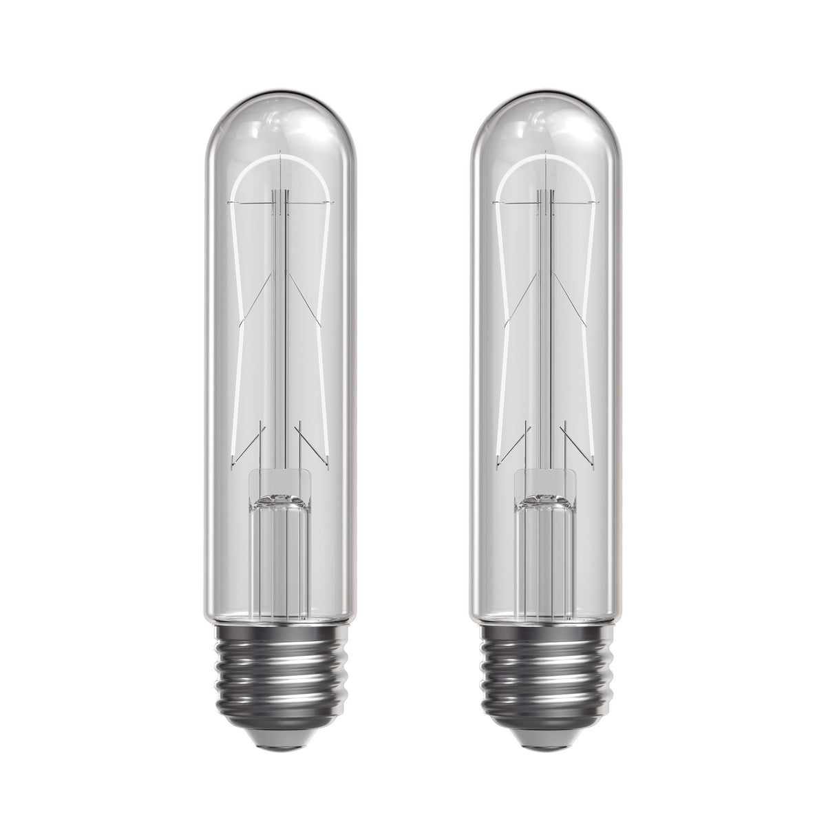 5.5W (60W Replacement) T10 E26 Dimmable Designer U White Filament LED Bulb, Soft White (2-Pack)