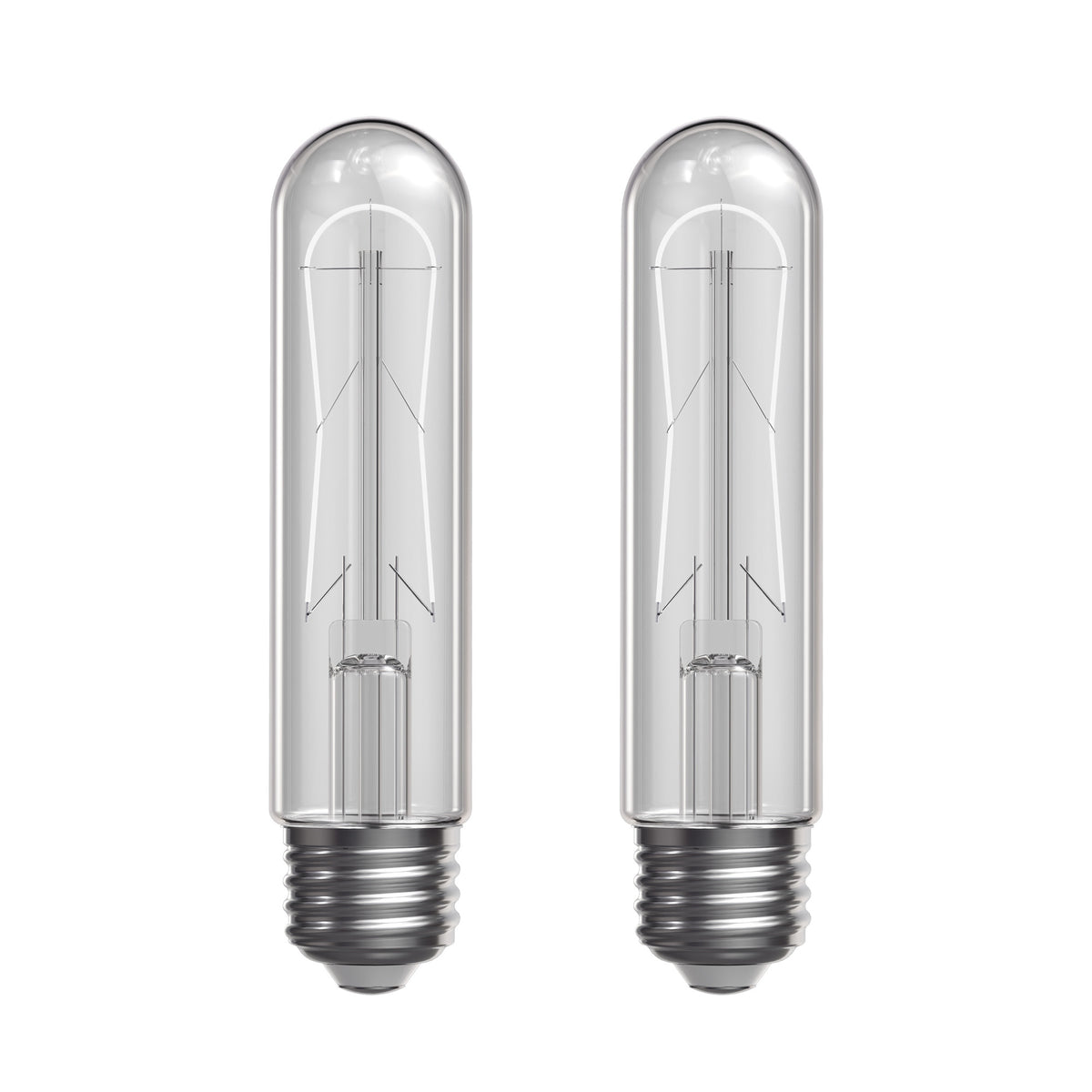 5.5W (60W Replacement) T10 E26 Dimmable Designer U White Filament LED Bulb, Daylight (2-Pack)