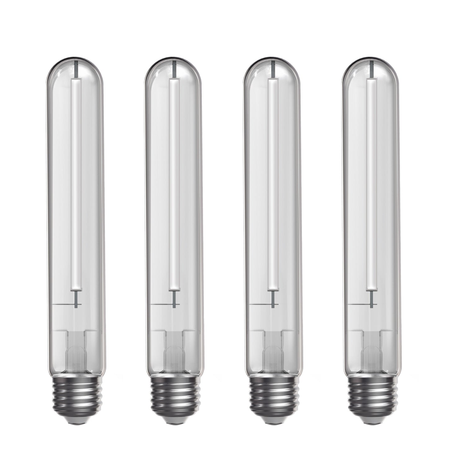 8.8W (60W Replacement) Soft White (2700K) E26 Base T10 Exposed White Filament LED (4-Pack)
