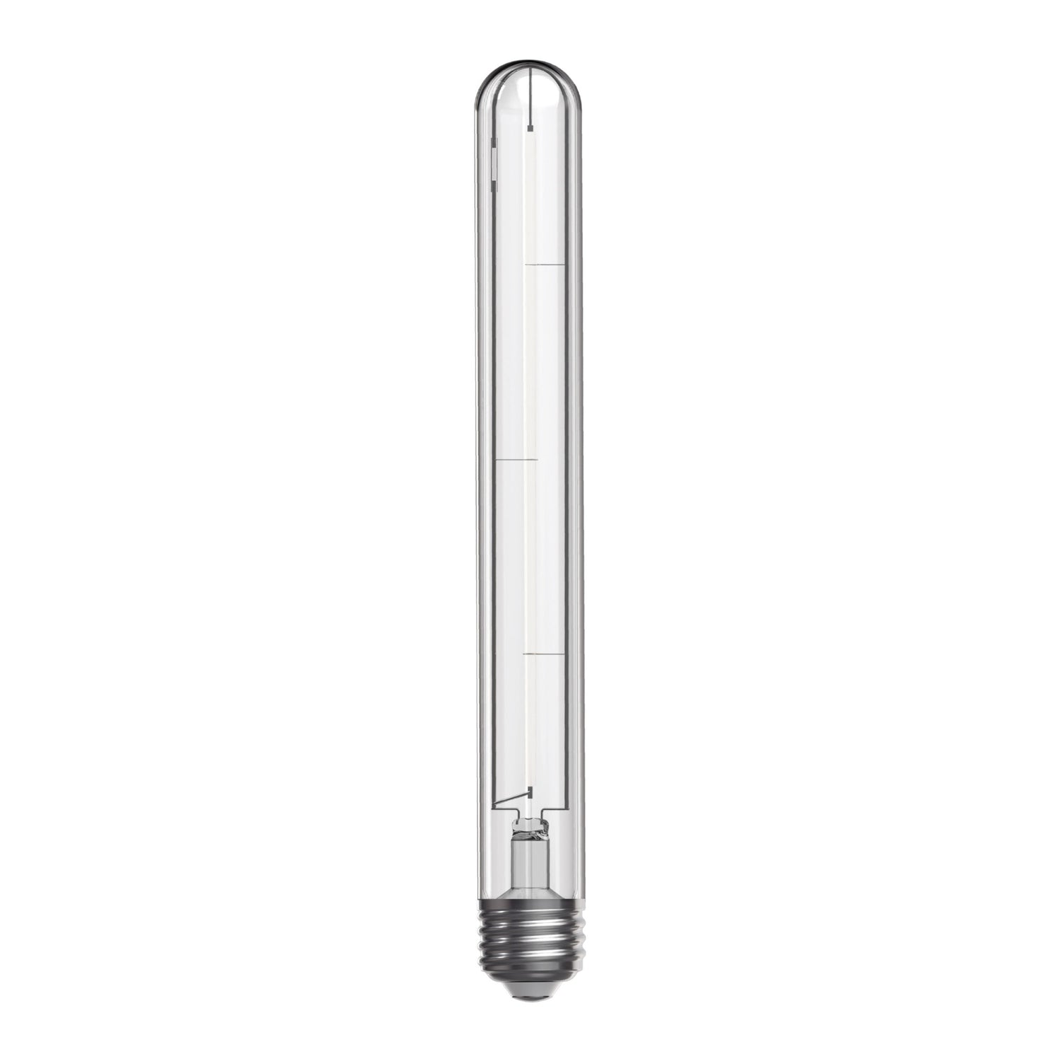 8.5W (60W Replacement) T10 E26 Dimmable Straight White Filament Clear Glass Vintage Edison LED Light Bulb, Daylight