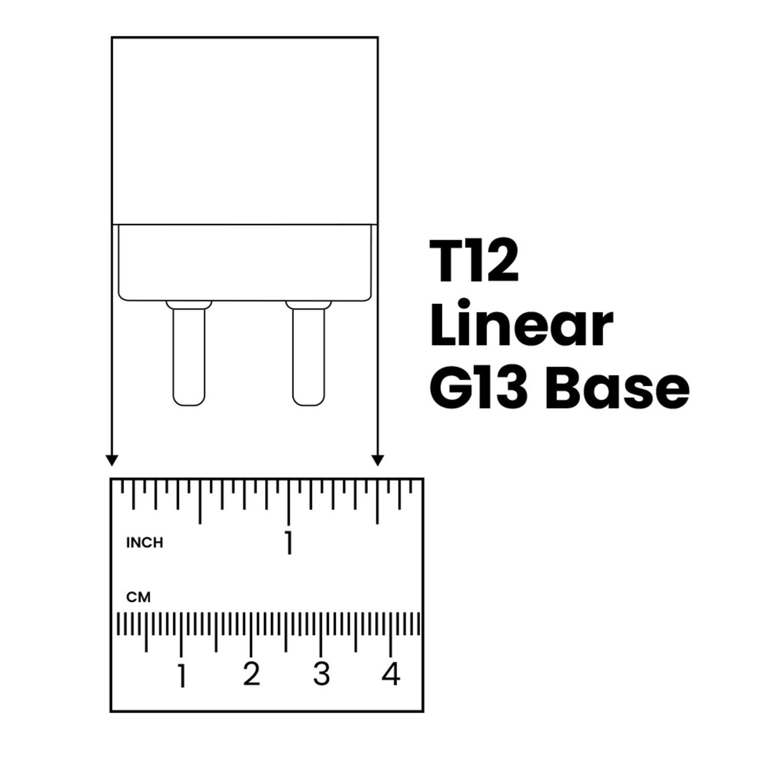 2 ft. 14W (20W Replacement) Adjustable White G13 Base T12 Direct Replacement (Type A) LED Light Bulb