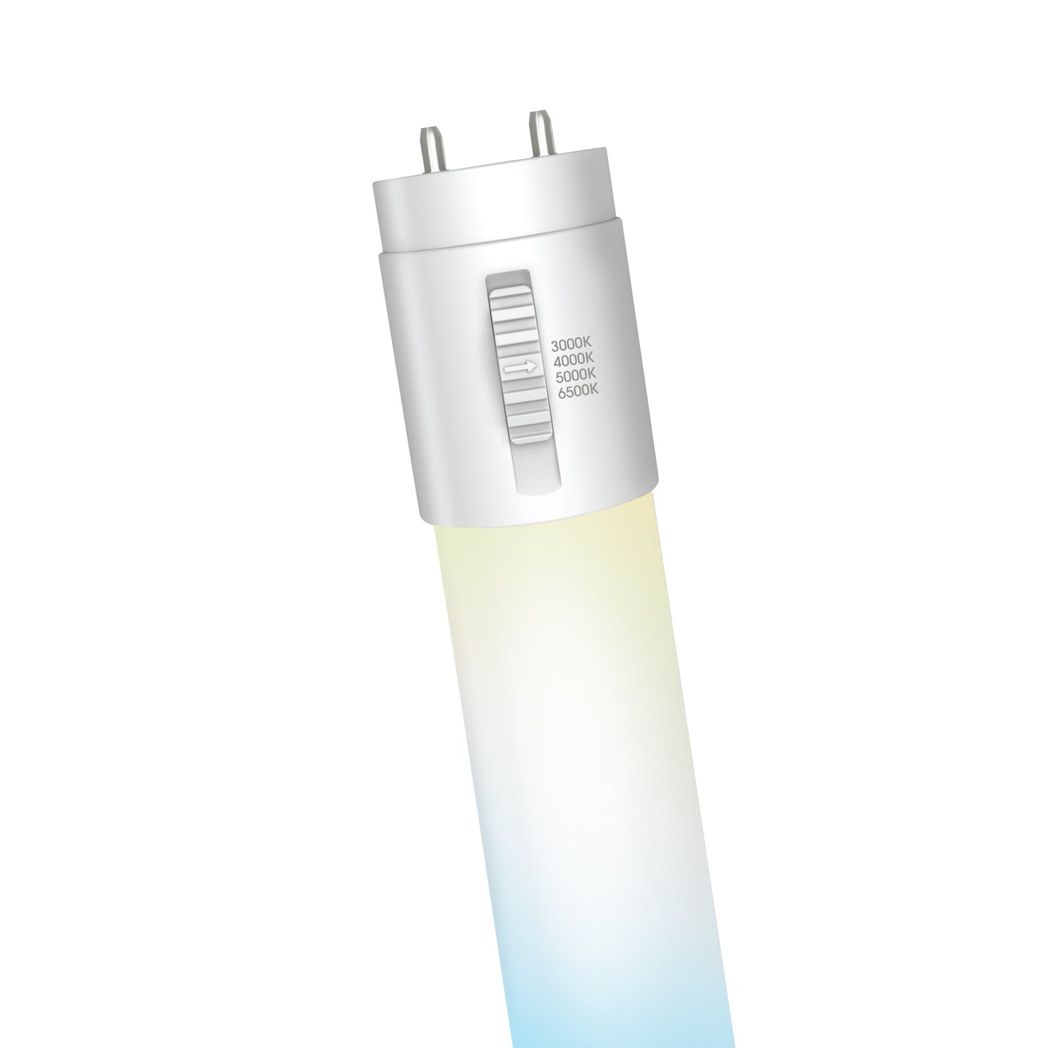 2 ft. 14W (20W Replacement) Adjustable White G13 Base T12 Direct Replacement (Type A) LED Light Bulb