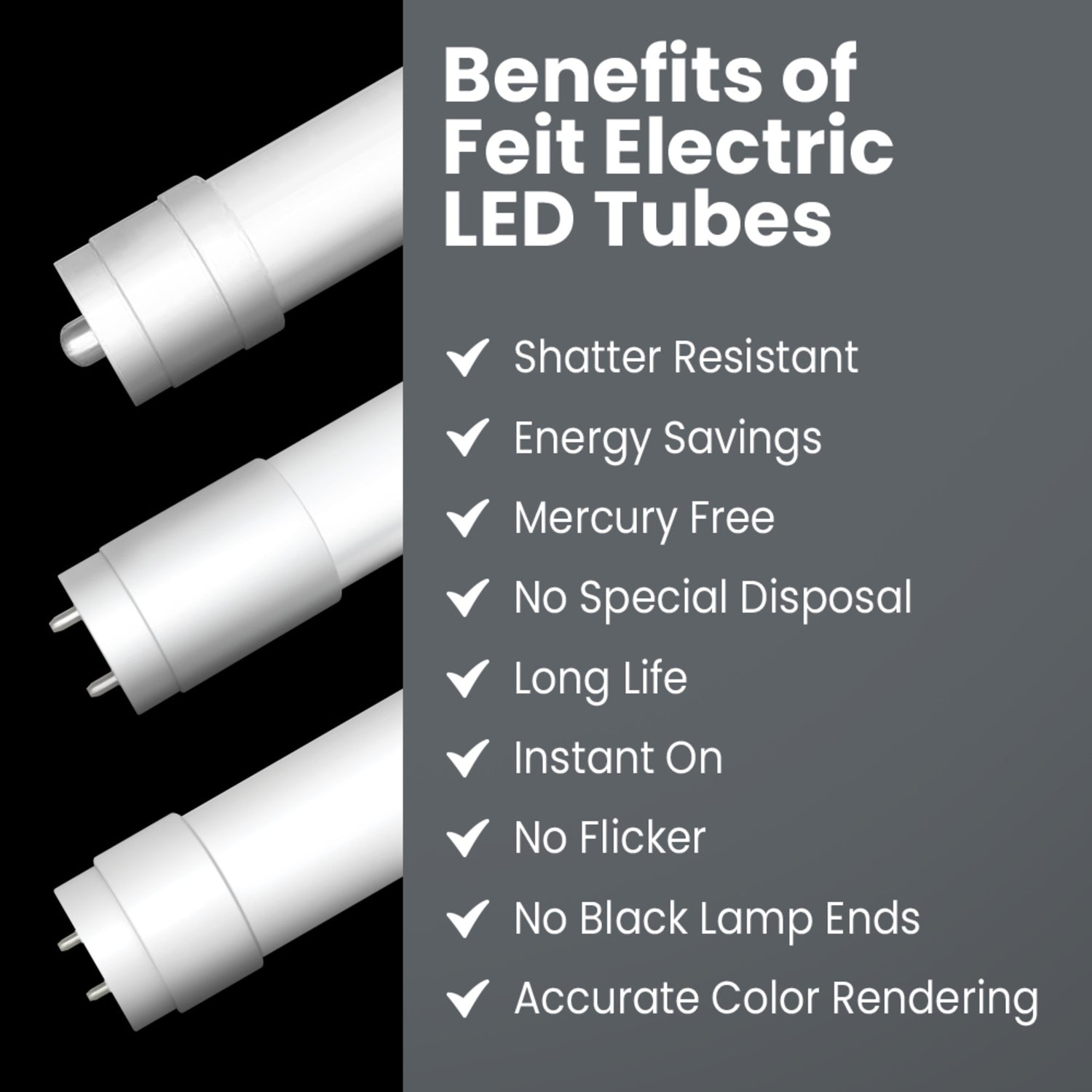 3 ft. 16W (30W Replacement) Selectable White G13 Base (T12 Replacement) Direct Replacement (Type A) Linear LED Tube