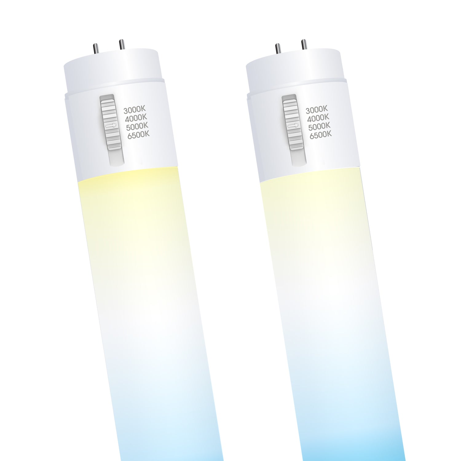 4 ft. 20W (40W Replacement) Adjustable White T12 Direct Replacement (Type A) LED Light Bulb (2-Pack)