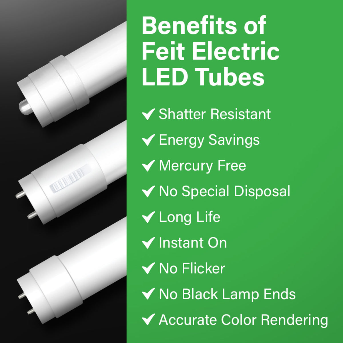 4 ft. 18W (32W Replacement) Adjustable White G13 Base (T8 Replacement) Direct Replacement and Ballast Bypass (Type AB) Linear LED Tube (10-Pack)