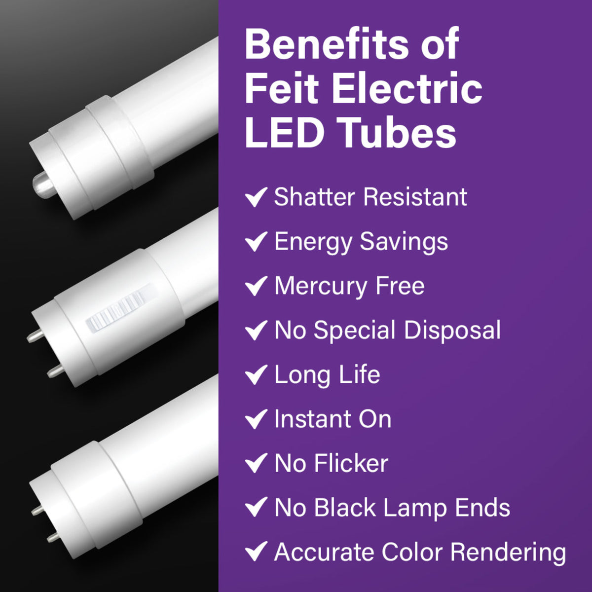 4 ft. 18W Adjustable White G13 Base (T8 and T12 Replacement) Ballast Bypass (Type B) LED Linear Tube (2-Pack)