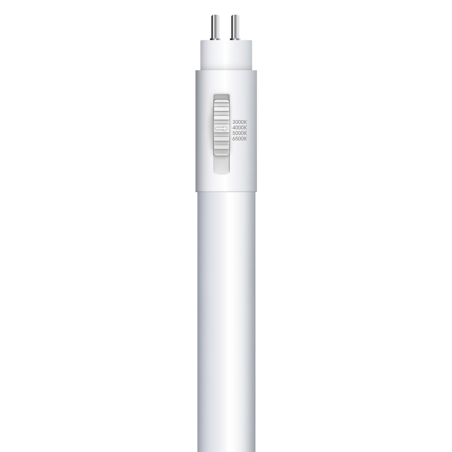12 in. 6W Adjustable White G5 Base (T5 Replacement) Ballast Bypass (Type B) LED Linear Tube