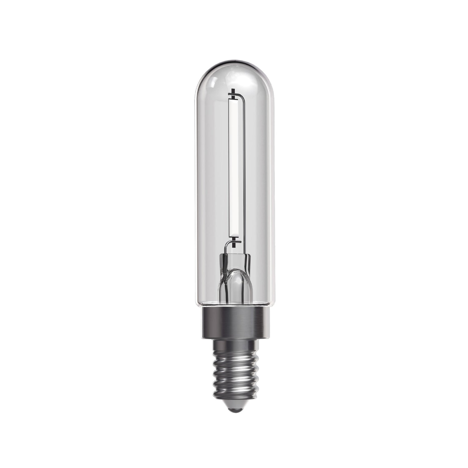 3.5W (40W Replacement) T6 E12 Dimmable Designer Single White Filament LED Bulb, Soft White (4-Pack)