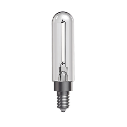 3.5W (40W Replacement) T6 E12 Dimmable Designer Single White Filament LED Bulb, Daylight (4-Pack)