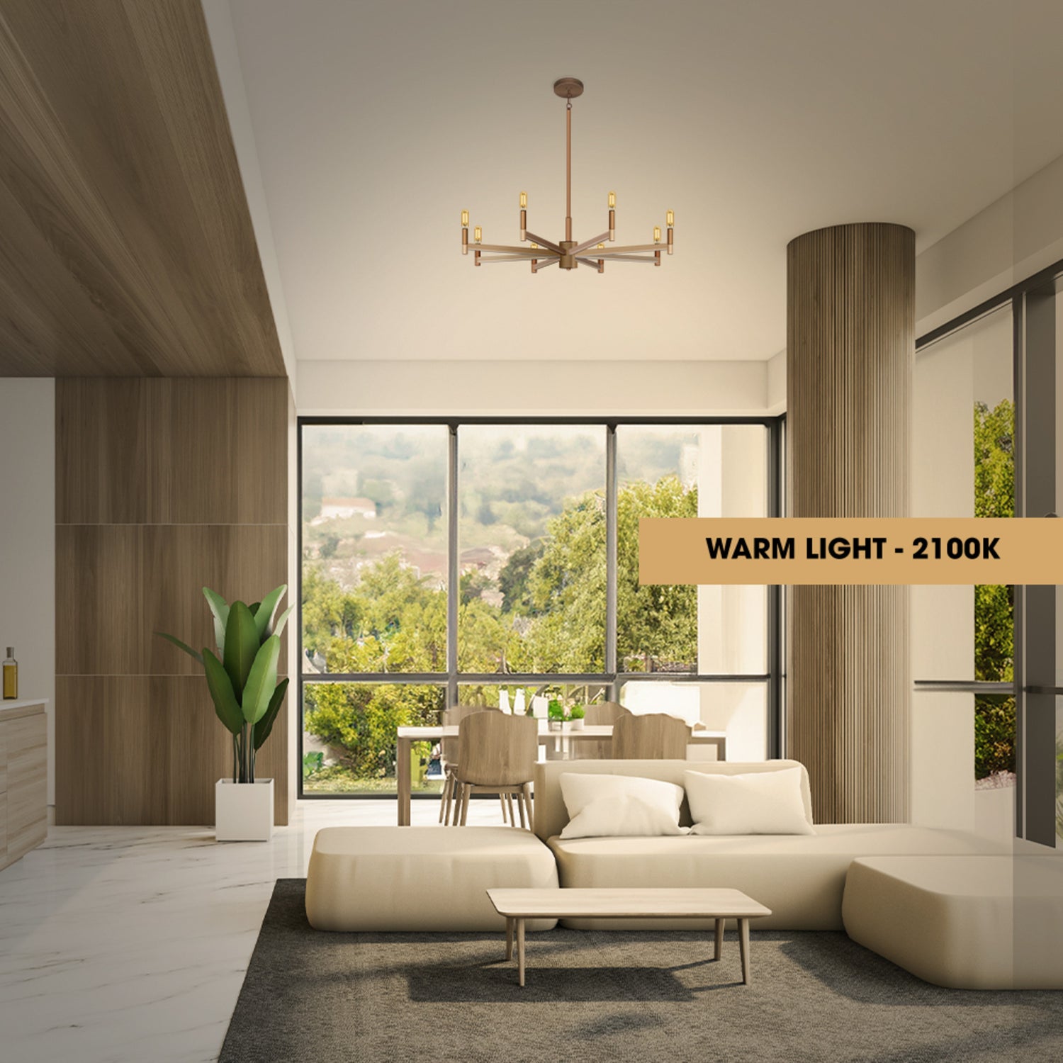 4W (40W Replacement) Warm Light (2100K) T6 Shape (E12 Base) Clear Glass Filament LED (4-Pack)