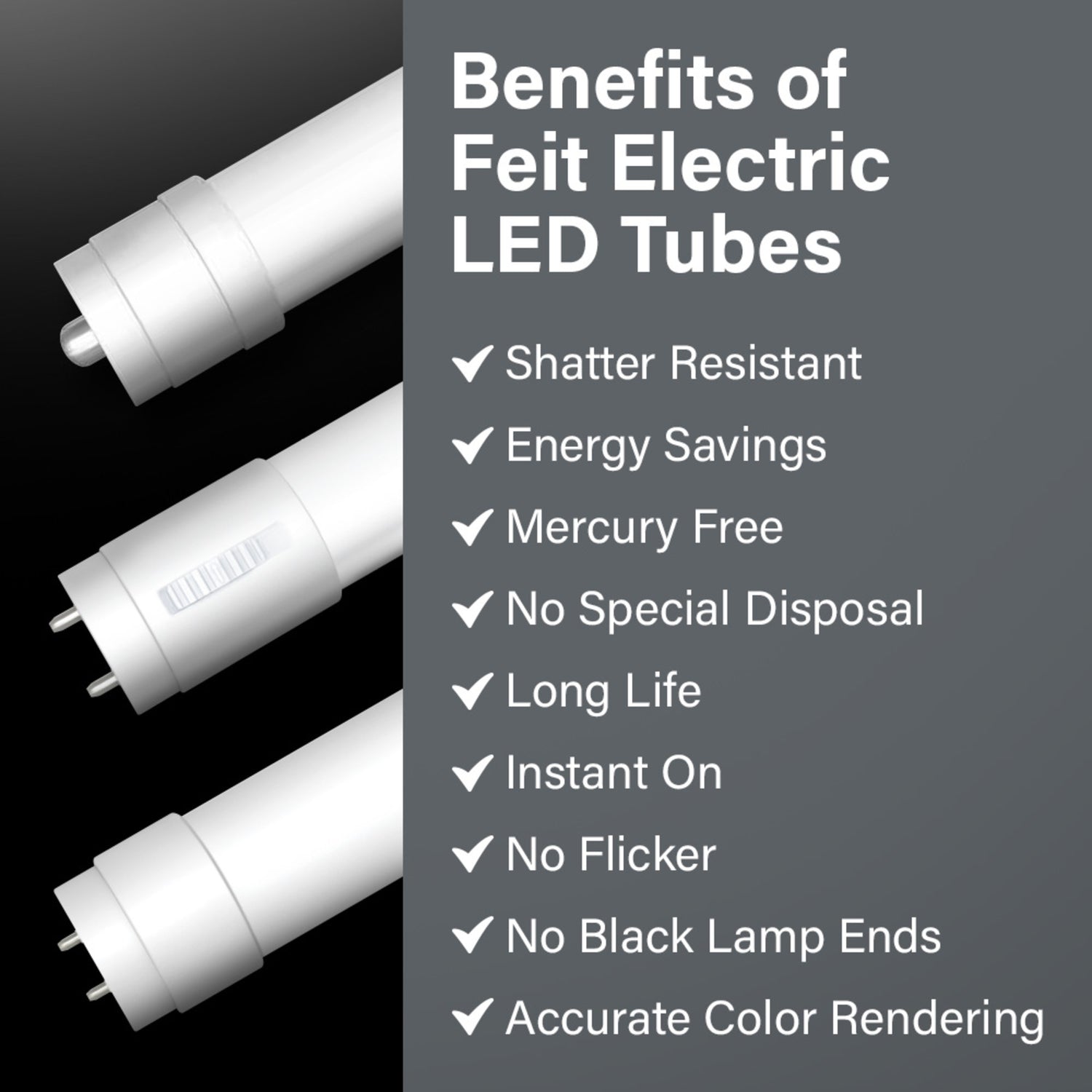 6 in. 15W (32W Replacement) Selectable White G13 Base (T8 or T8 and T12 Replacement) U-Bend Linear LED Tube