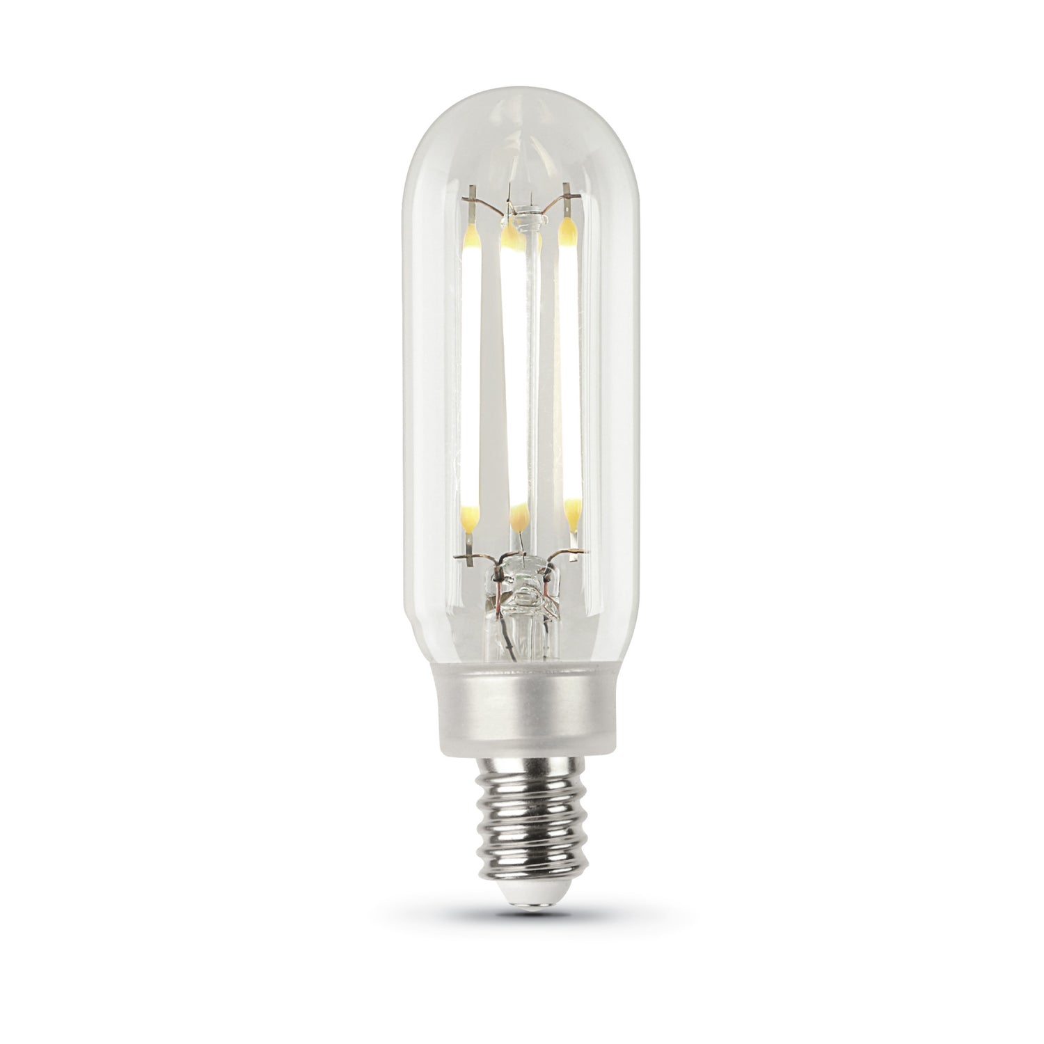 e12 led grow light bulb 3.3W (40W Replacement) T8 E12 Dimmable Straight Filament Clear Glass Vintage Edison LED Light Bulb, Soft White