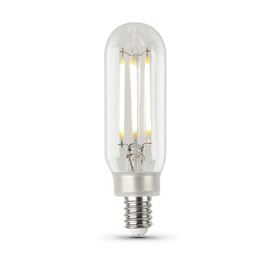 3.3W (40W Replacement) T8 E12 Dimmable Straight Filament Clear Glass Vintage Edison LED Light Bulb, Soft White