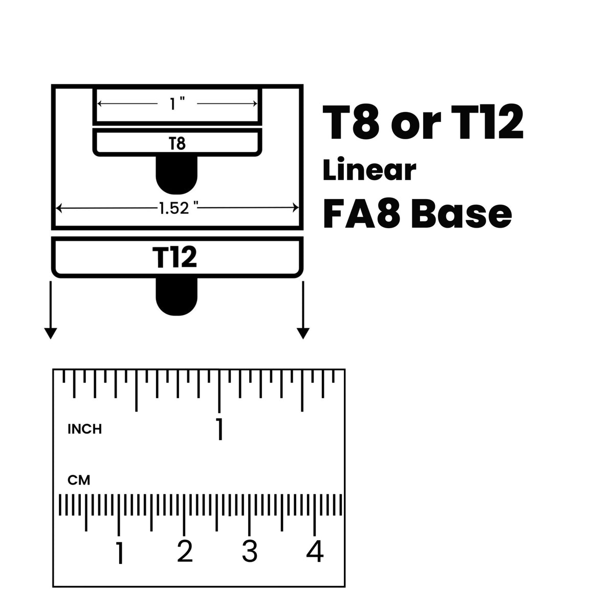 8 ft. 44W (75W Replacement) Cool White (4000K) FA8 Base T8/T12 Type A Ballast Compatible LED Tube