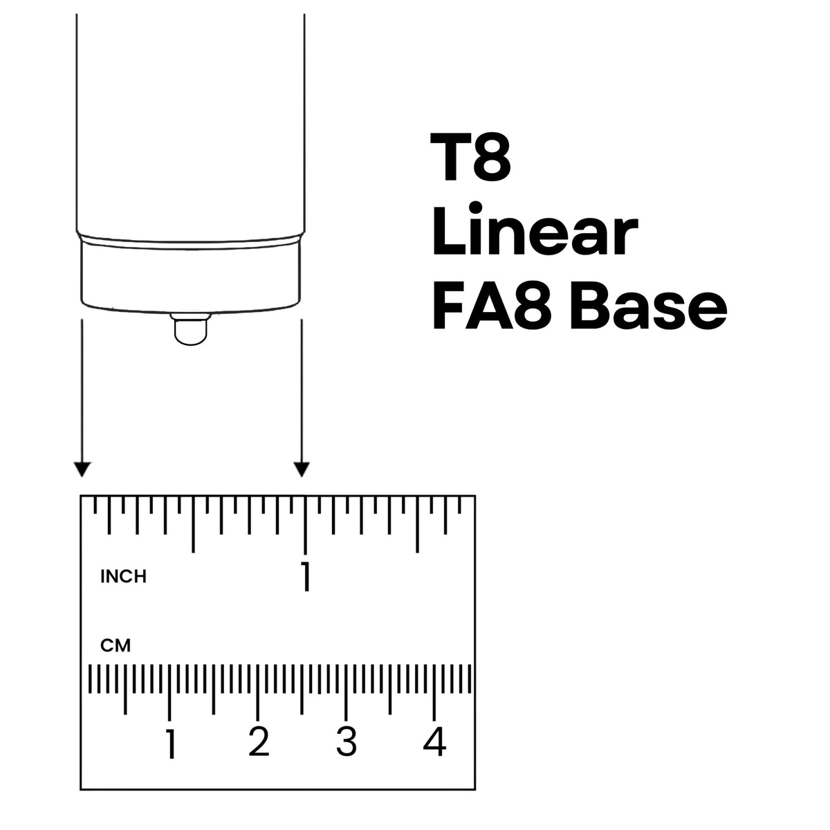 8 ft. 40W (59W Replacement) Daylight Deluxe (6500K) FA8 Base (T8 and T12 Replacement) Ballast Bypass (Type B) LED Linear Tube (2-Pack)