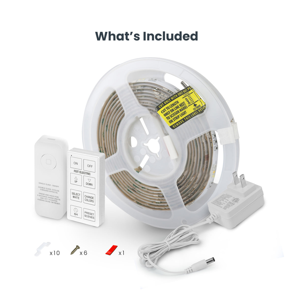 10 ft. Smart Color Chasing and Tunable White Strip Light with Remote