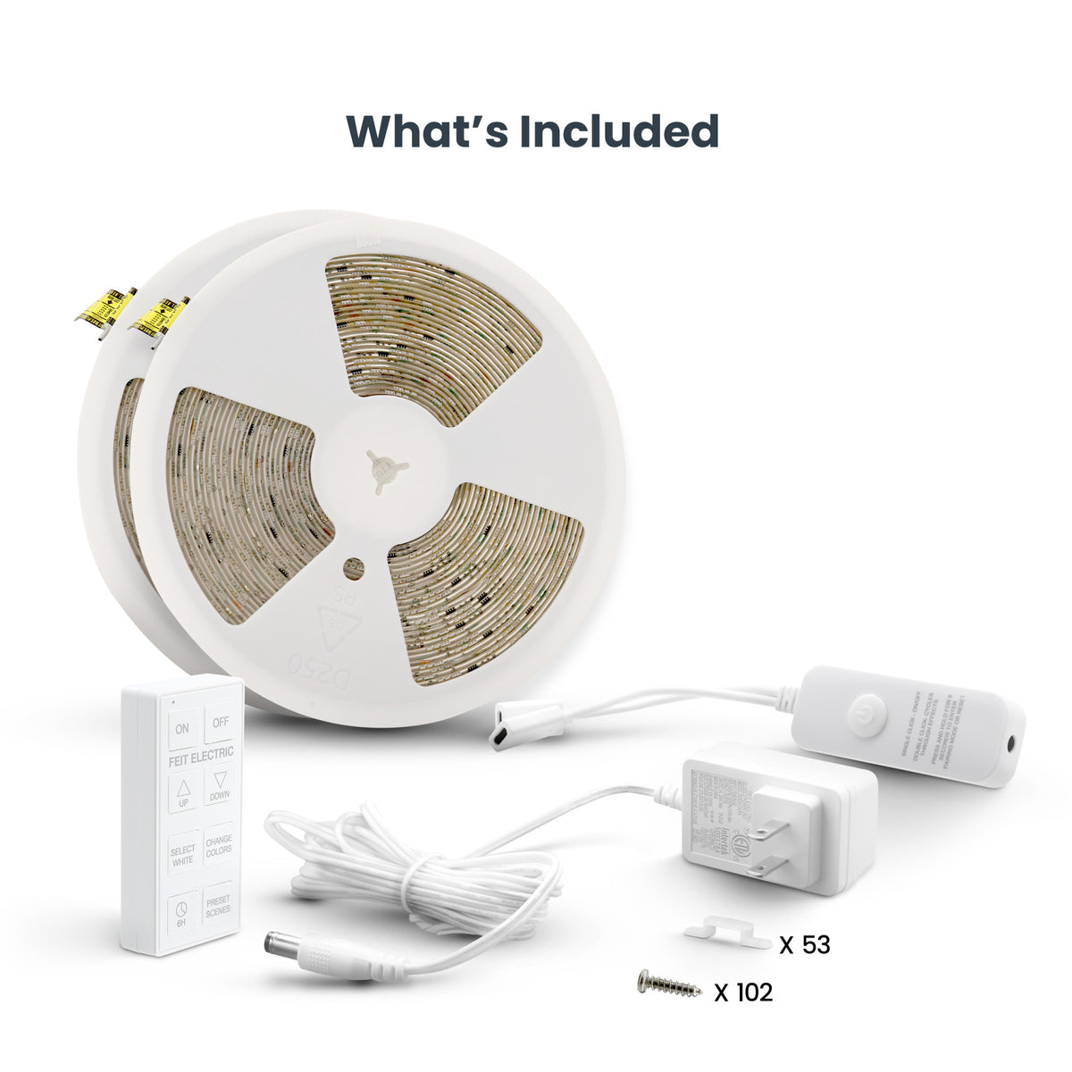 100 ft. Color Changing and Tunable White LED Smart Strip Light