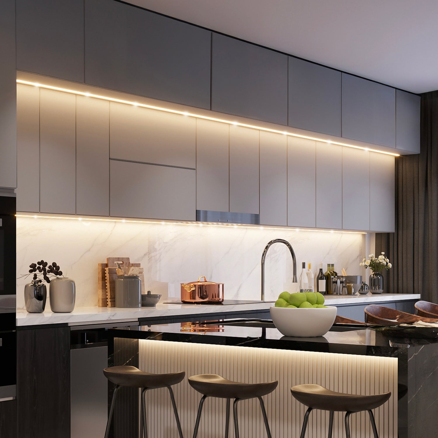 10 ft. LED Color Chasing and Tunable White Tape Light with Remote