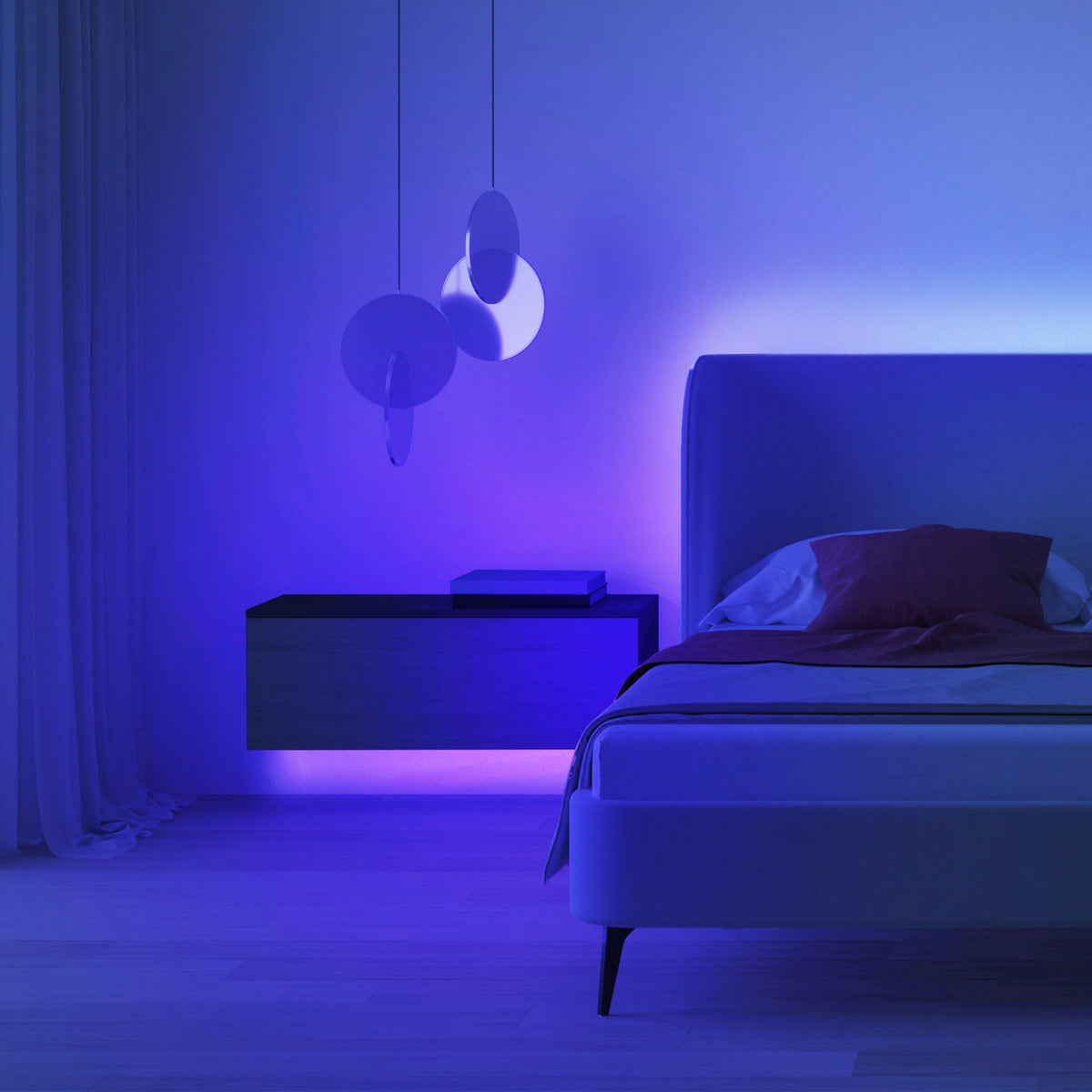 10 ft. Indoor Color USB Tape Light with Remote