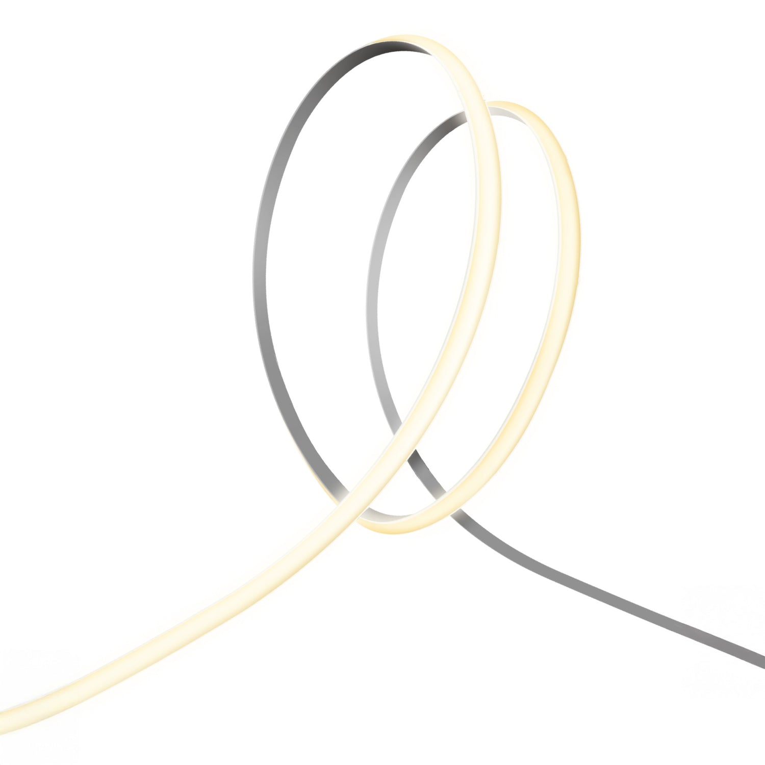 16 ft. Bright White (3000K) Dimmable Cob LED Seamless Tape Light with Remote